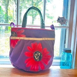Vintage Lucky Canvas Floral Tote
